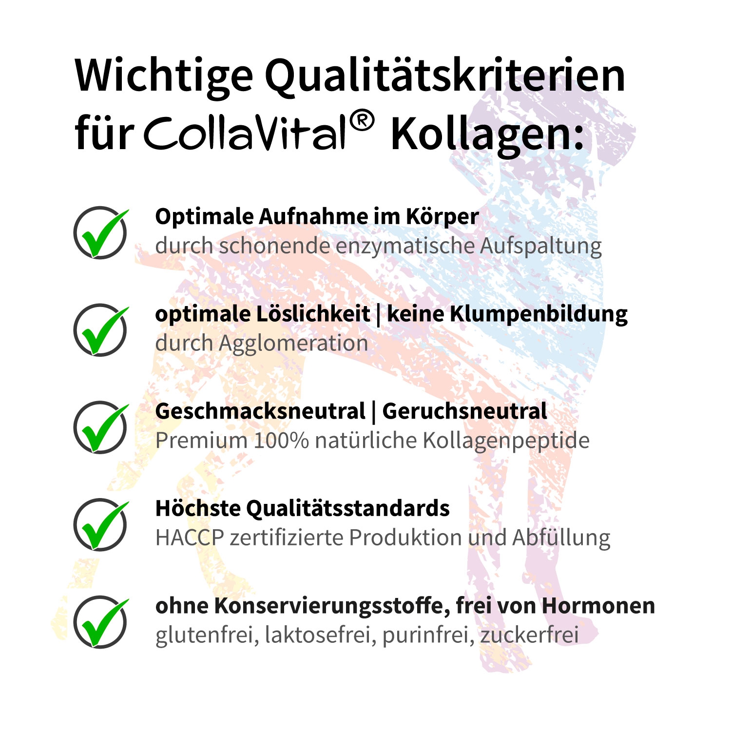 3 x Collavital® DOG Collagen Pulver [230g] – Bioaktives Kollagen Hydrolysat