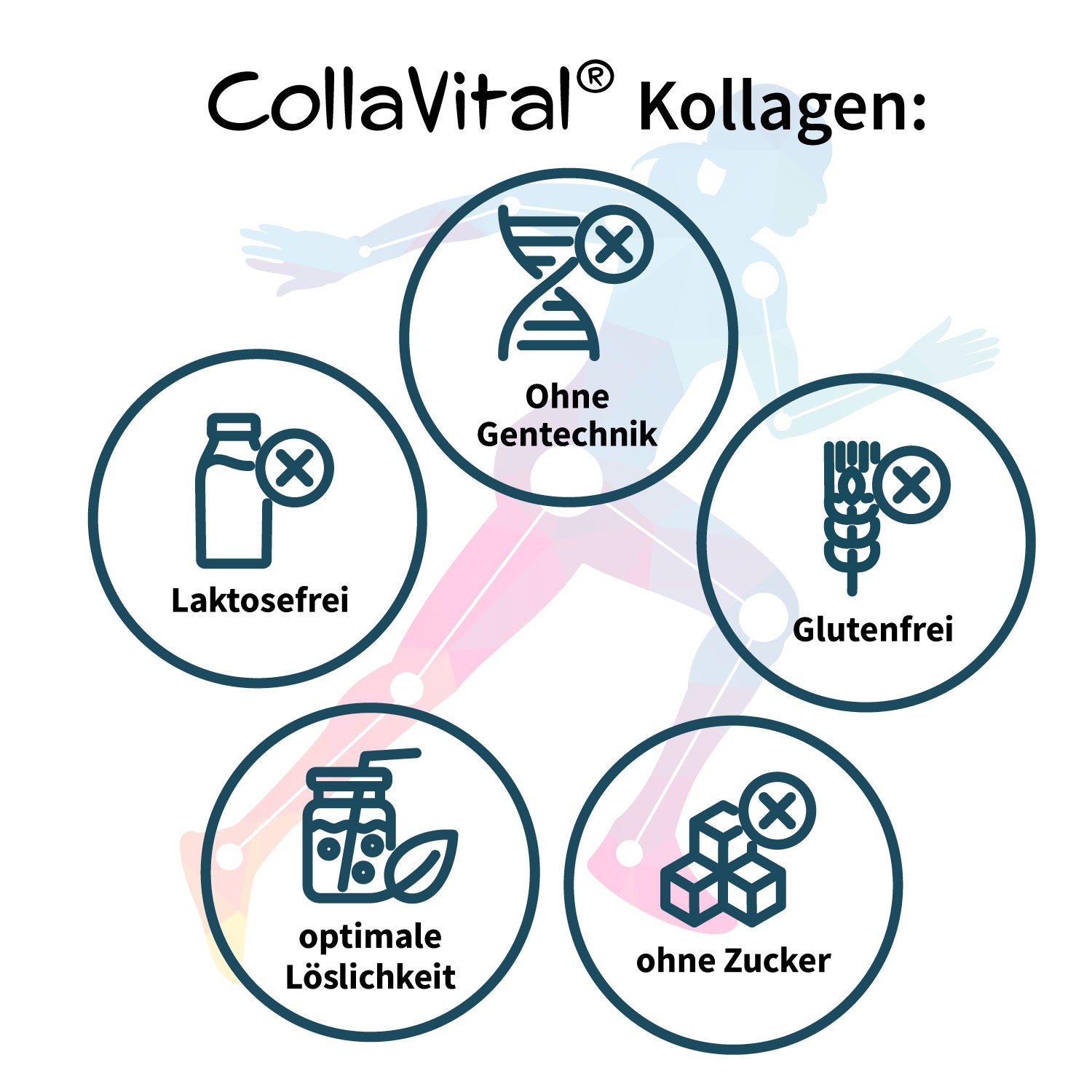 Collavital® Human BOOSTER Collagen - 120 Kapseln – Bioaktives Kollagen Hydrolysat Typ 2 für Menschen