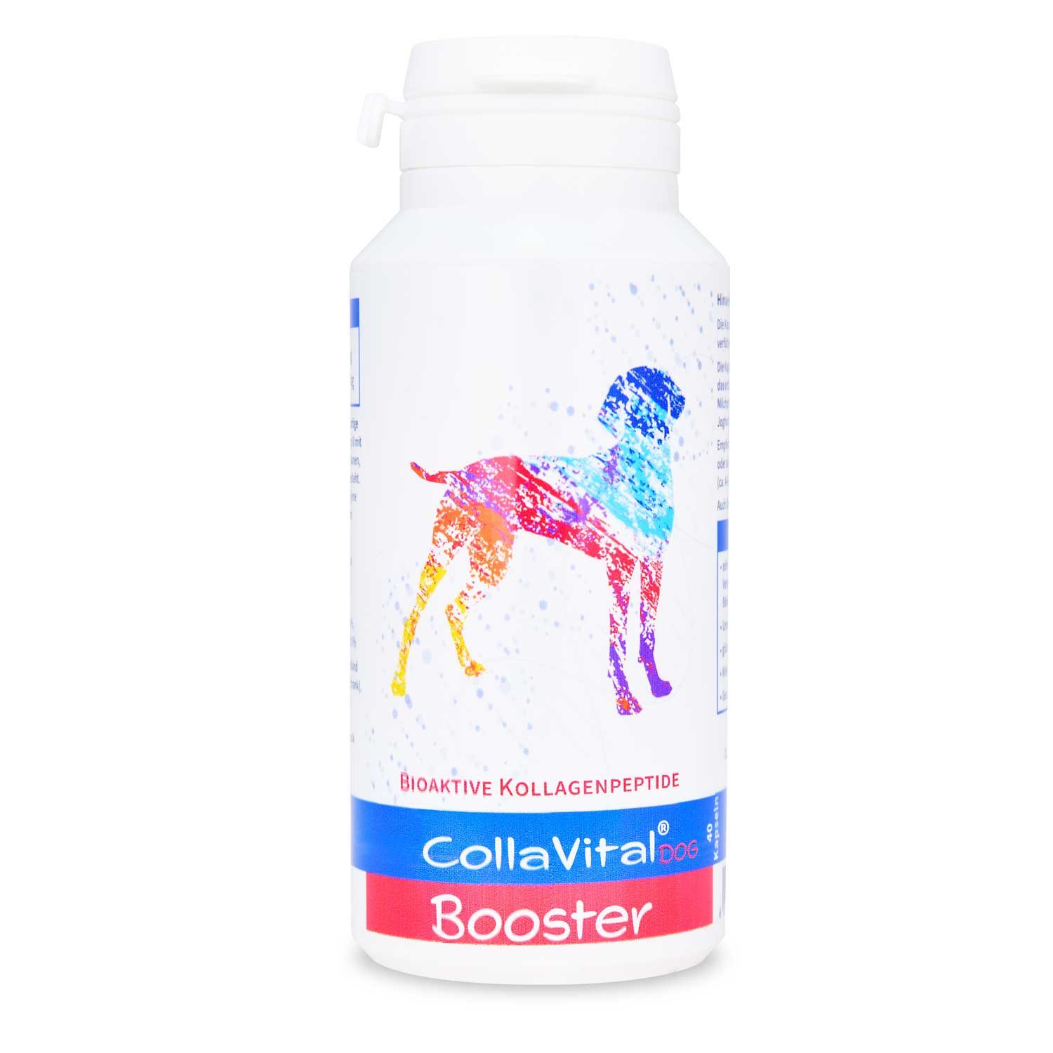 Collavital® Dog BOOSTER Collagen - 40 Kapseln – Bioaktives Kollagen Hydrolysat Typ 2  für Hunde